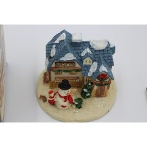 Vintage Collectible Crystal Falls Christmas Village 1992 Bedford Inn